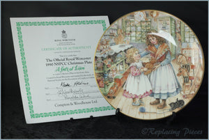 Royal Worcester - NSPCC Christmas Plates - 1990