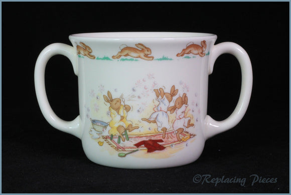 Royal Doulton - Bunnykins - 2 Handled Mug (Blowing Bubbles)