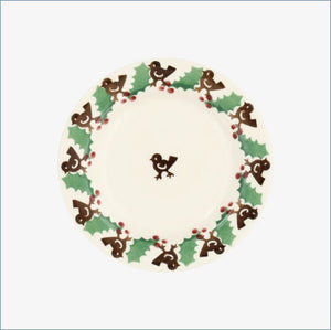 Emma Bridgewater - Bird & Holly Dollies - Tiny Plate