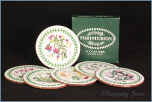 Portmeirion - Botanic Garden - Set Of 6 Round Coasters (Boxed)