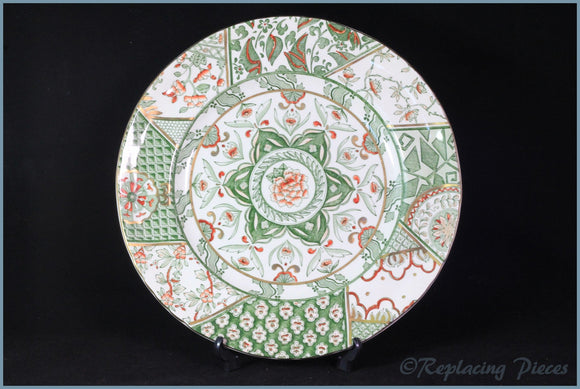 Masons - Applique Green - Dinner Plate