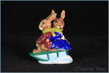 Royal Doulton - Bunnykins - Billie & Bunty (Sleigh Ride) (DB4)