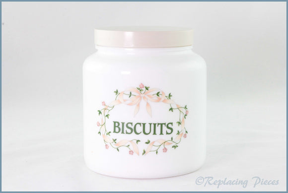 Johnson Brothers  - Eternal Beau - Biscuit Jar (Screw Lid)