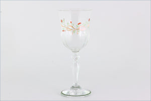 Johnson Brothers - Eternal Beau - Wine Glass (Shaped Stem - Green Line On Foot)