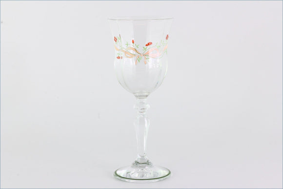 Johnson Brothers - Eternal Beau - Wine Glass (Shaped Stem - Green Line On Foot)