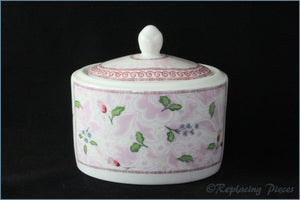 Johnson Brothers - Rose Damask - Lidded Sugar Bowl