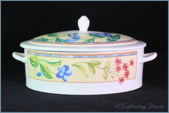 Johnson Brothers - Spring Medley - Lidded Vegetable Dish