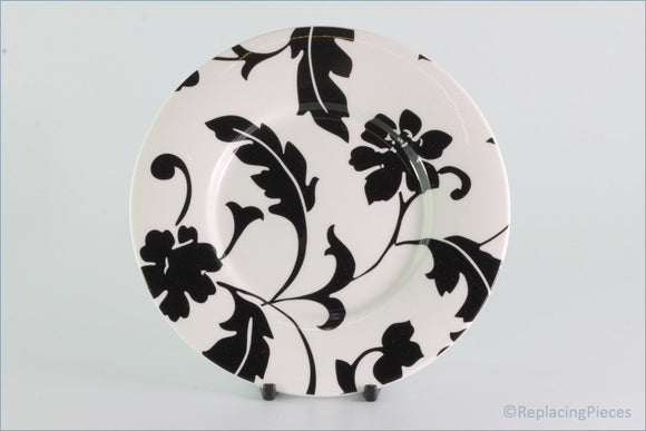 Marks & Spencer - Black Damask - Tea Saucer