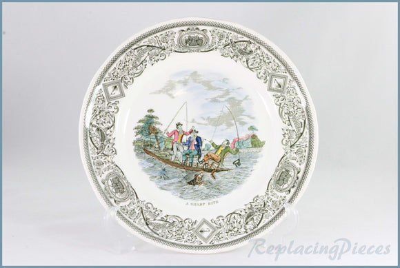 Masons - Angling Series - Dinner Plate - A Sharp Bite