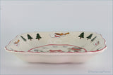 Masons - Christmas Village - Square Gadroon Dish