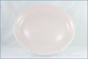 Poole - Mushroom & Sepia - 14 1/2" Oval Platter