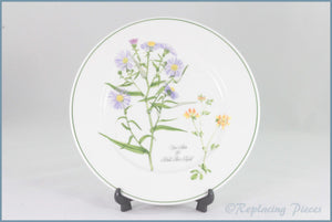 Portmeirion - Welsh Wild Flowers - 8 3/4" Salad Plate (Sea Aster & Buds Foot Trefoil)