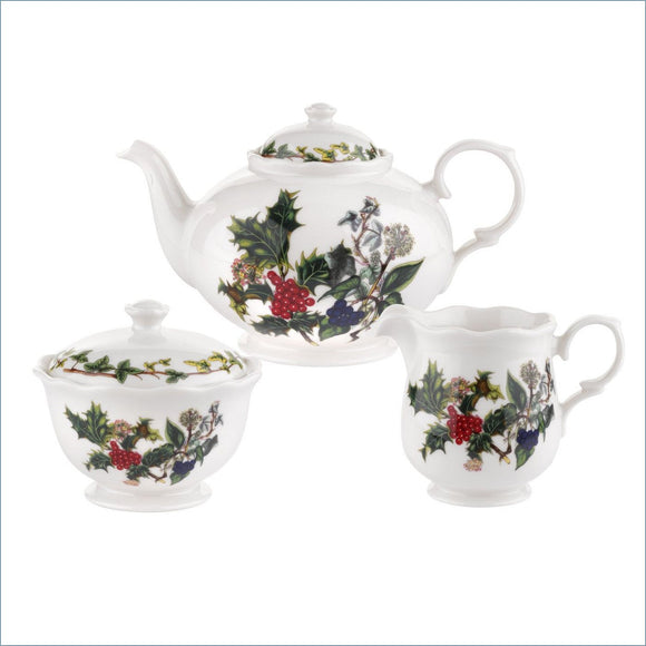 Portmeirion - The Holly & The Ivy - 3 Piece Tea Set 