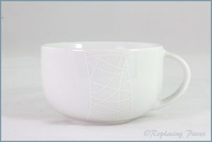 Queens - Jamie Oliver - White Embossed - Teacup