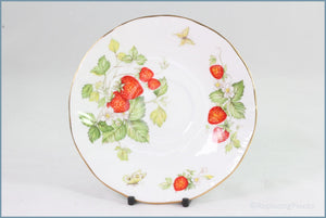 Queens - Virginia Strawberry - Tea Saucer (Ringtons Backstamp)