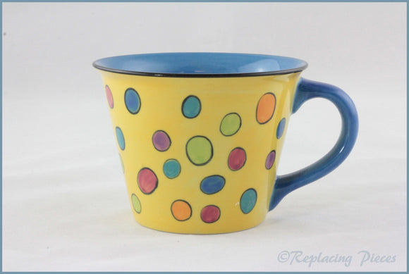 RPW114 - Whittards - Mug (Yellow With Spots)