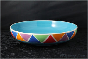 RPW13 - Whittards - Multi-coloured Triangles Pasta Bowl