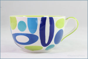 RPW150 - Whittards - Jumbo Cup (Blue & Green)