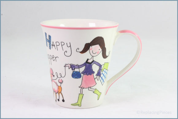 RPW164 - Whittards - Mug (Happy Shopper)