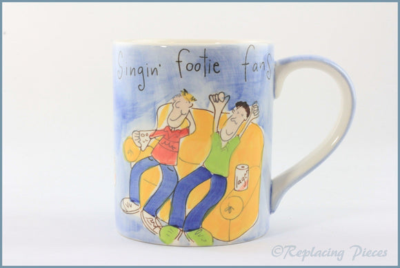 RPW98 - Whittards - Large Mug - Footie Fan