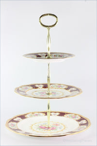 Royal Albert - Lady Hamilton - 3 Tiered Cake Stand