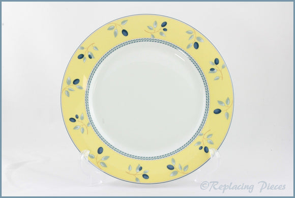 Royal Doulton - Blueberry (Yellow Rim) - 7 5/8