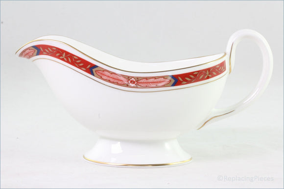 Royal Worcester - Beaufort Red - Gravy Boat