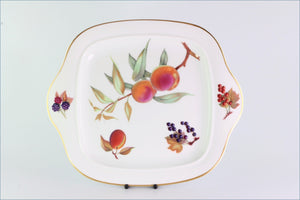 Royal Worcester - Evesham Gold - Square Bread And Butter Serving Plate