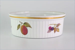 Royal Worcester - Evesham Gold - 7 1/4" Souffle Dish (Gold Line On Side)