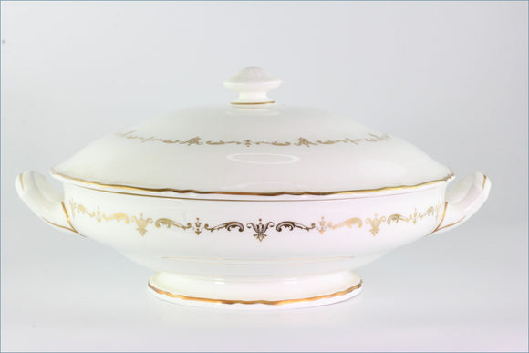 Royal Worcester - Gold Chantilly - Lidded Vegetable Dish