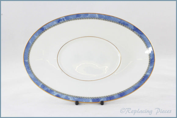 Royal Worcester - Medici (Blue) - Gravy Boat Stand