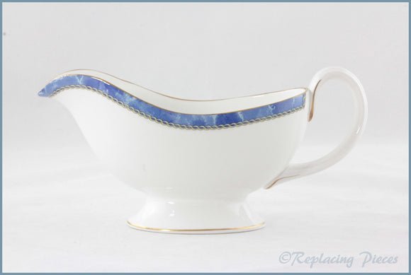 Royal Worcester - Medici (Blue) - Gravy Boat