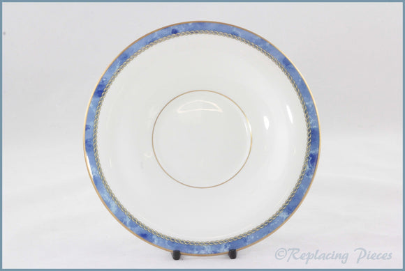 Royal Worcester - Medici (Blue) - Soup Cup Saucer