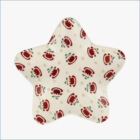 Emma Bridgewater - Christmas Puddings - Medium Star Plate