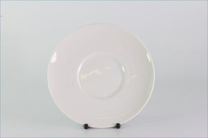 Thomas - Medaillon (White) - Coffee Can Saucer