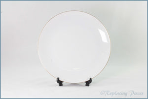 Thomas - White With Thin Gold Band - 9 3/8" Luncheon Plate