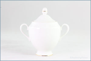 Wedgwood - Signet Gold - Lidded Sugar Bowl