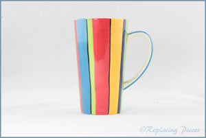 RPW108 - Whittards - Latte Mug (Stripes)