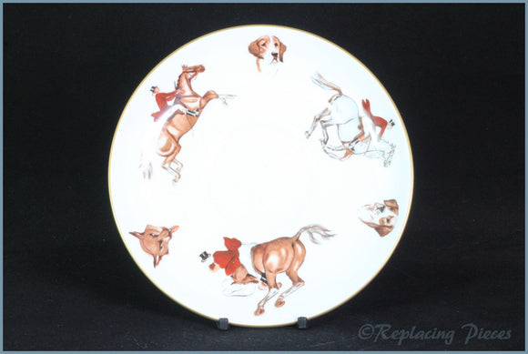 Royal Worcester - VIP - Breakfast Saucer (Hunting)