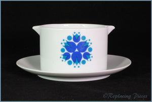 Thomas - Pinwheel (Blue) - Gravy Boat