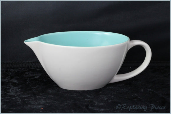 Poole - Mushroom & Ice Green - Gravy Boat