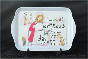 Johnson Brothers - Born To Shop - Small Melamine Tray (I'm Usually Gorgeous)