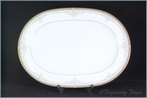 Noritake - Blossom Mist - 14" Oval Platter