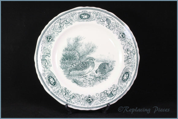 Masons - Game Birds - Dinner Plate (The Quail)