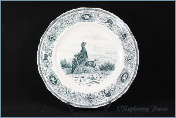 Masons - Game Birds - Dinner Plate (The Red Grouse)