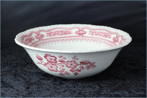 Masons - Manchu (Pink) - 8" Salad/Serving Bowl