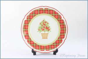 Villeroy & Boch - Joy Noel - 8" Salad Plate (Red Tartan)