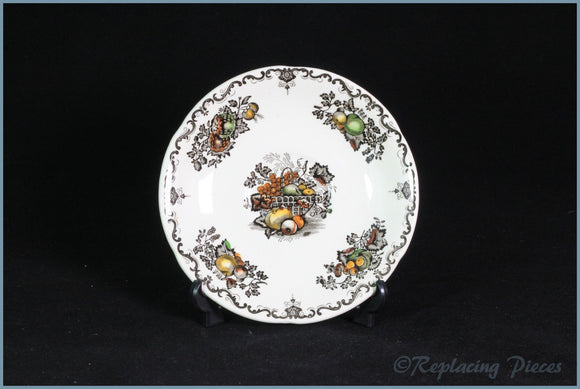 Masons - Fruit Basket Brown - Tea Saucer