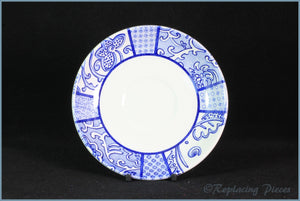 Habitat - Blue Print - Tea Saucer