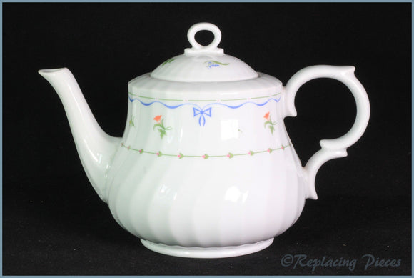 Royal Worcester - Ribbons & Bows - 2 Pint Teapot